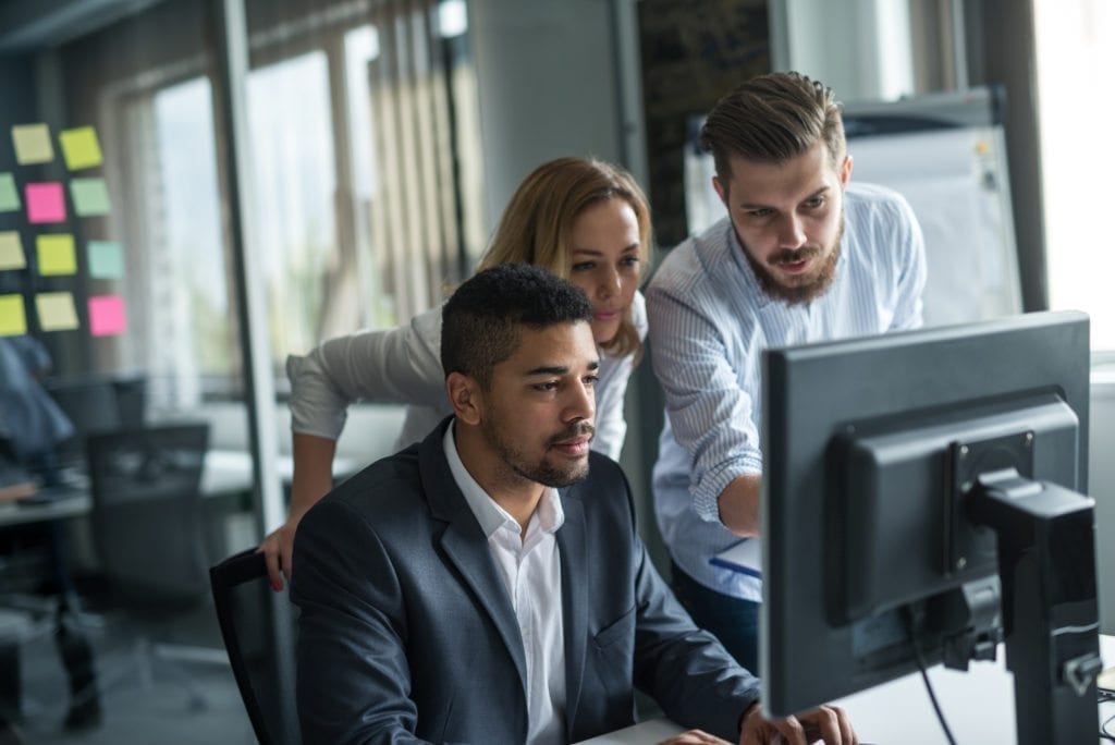 Working as a team Teamwork stock image - NOCAT