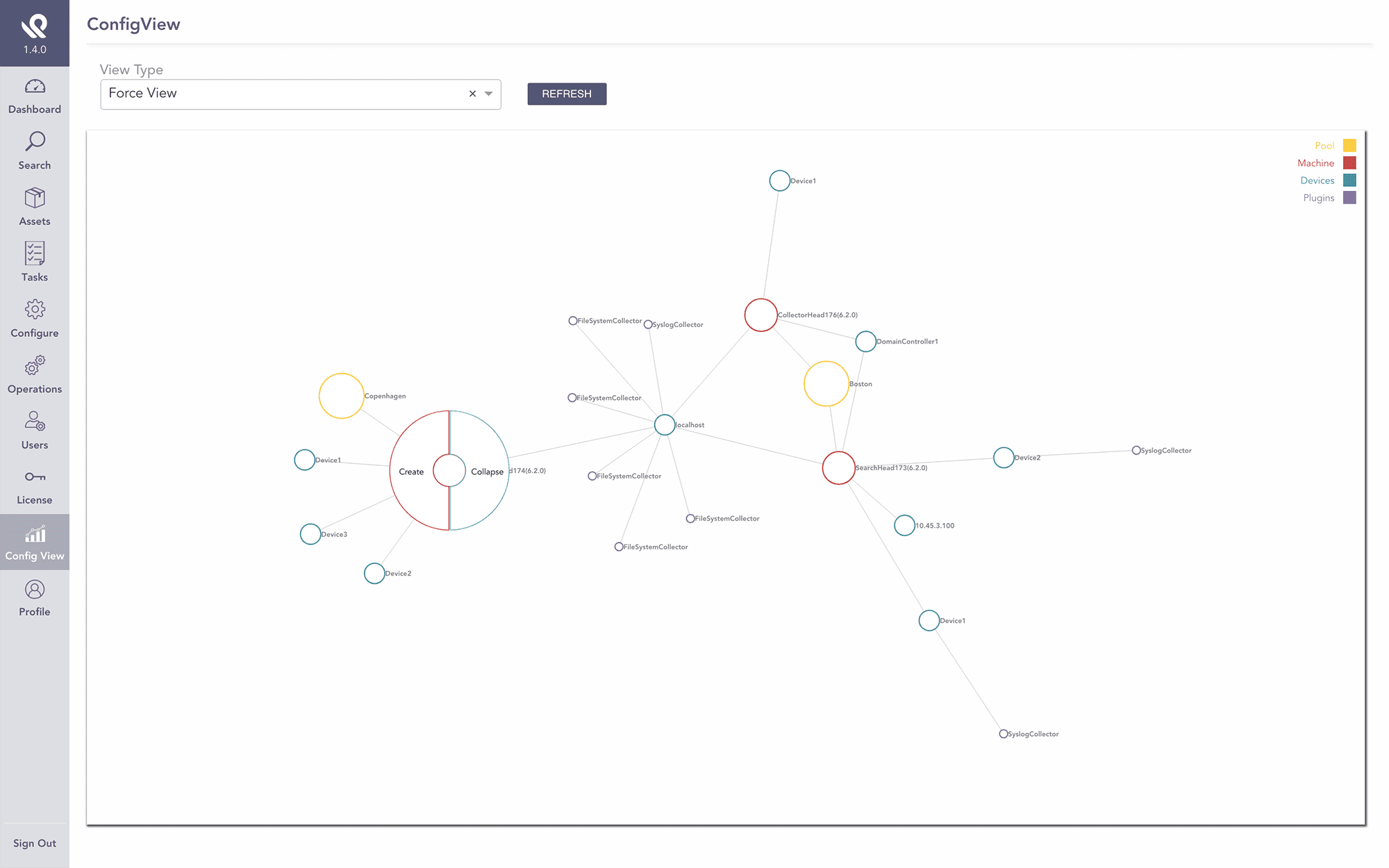LogPoint Configuration View LogPoint Configuration View