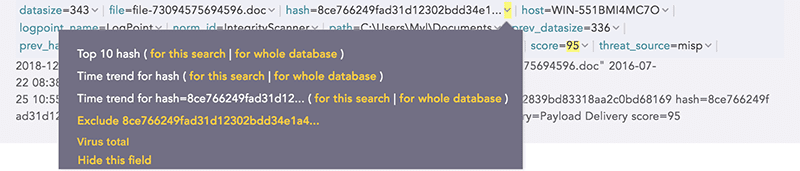 LogPoint SIEM use cases: Executed malware payload LogPoint SIEM use cases: Executed malware payload