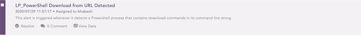 SIEM Alert for PowerShell Download Command SIEM Alert for PowerShell Download Command