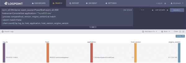 Search for mismatch in host version and engine version in PowerShell's Engine Lifecycle events